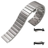 Curea din metal, adaptoare compatibile Samsung Gear Fit 2, Argintiu, Very Dream