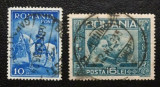 Romania LP 92+97 , Trei regi + Carlol II calare , Stampile intregi, Stampilat