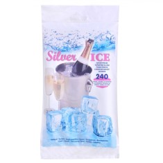 Pungi Cuburi Gheață, Silver Ice, Set 10 Bucăți, Capacitate 240 Cuburi