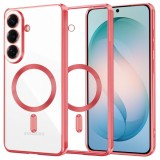 Husa MagSafe pentru Samsung Galaxy S26 Plus S947, Techsuit, Luxury Crystal, Rosie