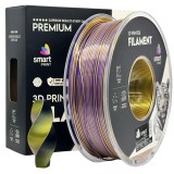 Filament PLA Silk Tri Color Negru - Smart Print compatibil