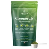 Faunus Plant Greenerals - Mix Superalimente Verzi si Adaptogeni, 300g, Vegan, Fara Zahar