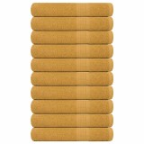 Gossi prosoape de sauna, frogn, 10 buc., aurii, 80x200 cm, 360 g/m2
