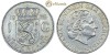 (M104) 1 Gulden 1956 Argint Olanda - Km  184, Europa