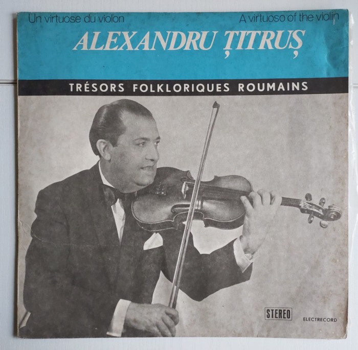 ALEXANDRU TITRUS - TRESORS FOLKLORIQUES ROUMAINS - Disc vinil, LP.