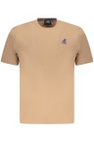 U.S. Grand POLO Tricou barbati simplu din bumbac cu logo brodat, maro, XL