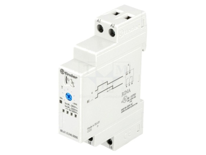 Timer Programabil SPDT 0,05s-180s 250VAC/8A