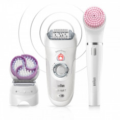 Set de infrumusetare Braun Silk-epil SE7895 Wet&amp;amp;Dry 7-in-1 autonomie 50min Argintiu foto