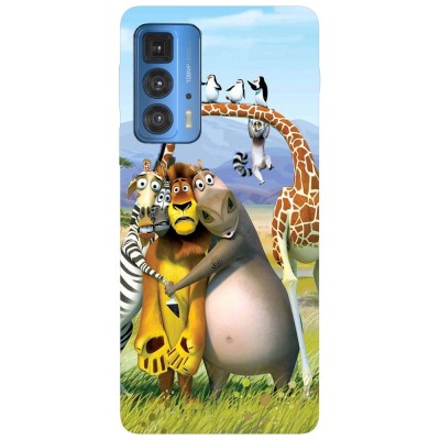 Husa compatibila cu Motorola Edge 20 model Madagascar in the wild, Silicon, TPU, Viceversa foto