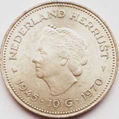 1931 Olanda 10 Gulden 1970 Juliana (Liberation) km 195 argint