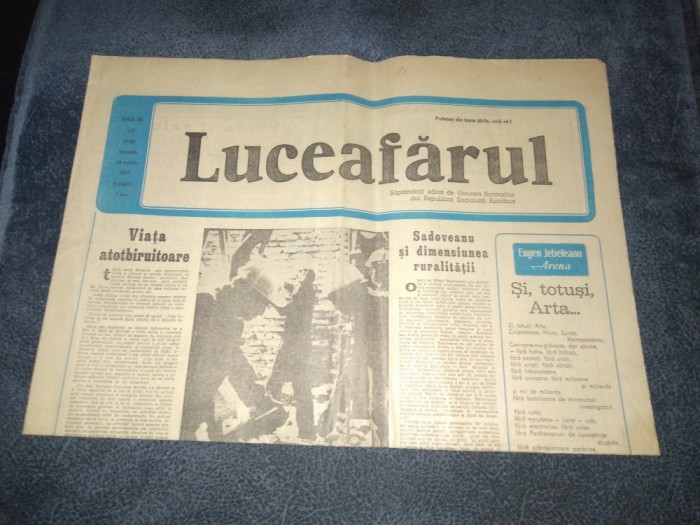 ZIARUL LUCEAFARUL 26 MARTIE 1967