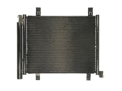 Condensator climatizare AC SRL, SEAT MII, 10.2011-07.2019, Skoda CITIGO, 10.2011-08.2019, VW UP!, 12.2011-08.2020 motor 1,0/1,0 TSI, aluminiu/ alumin foto