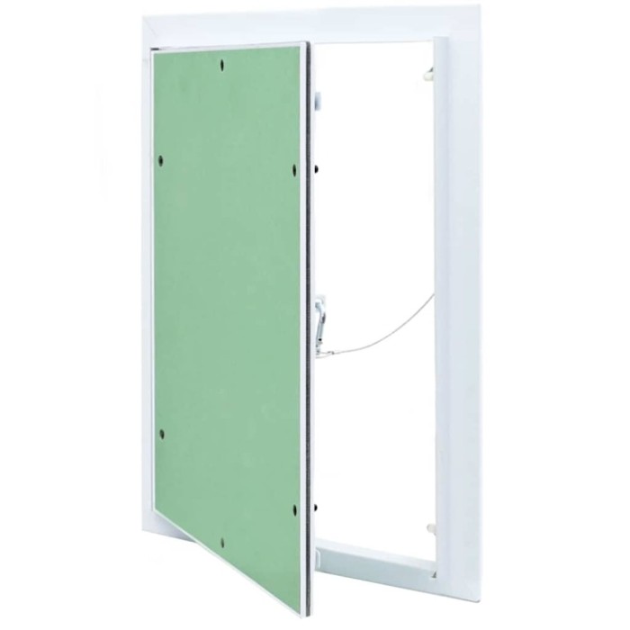 vidaXL Panou de acces Alb 35 x 45 cm Aluminiu și Plăci de Gips