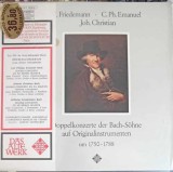 Disc vinil, LP. Doppelkonzerte Der Bach-S&ouml;hne Auf Originalinstrumenten. Double Concertos By Bach&#039;s Sons On Orig, Clasica