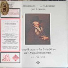 Disc vinil, LP. Doppelkonzerte Der Bach-Söhne Auf Originalinstrumenten. Double Concertos By Bach's Sons On Orig