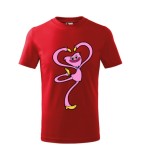 Tricou Personalizat Rosu Huggy Wuggy pentru Copii 5