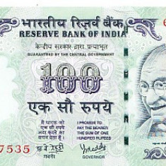 M1 - Bancnota foarte veche - India - 100 rupii - 2007