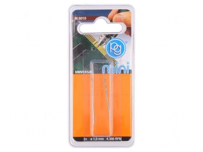 Burghiu Metal 1mm HSS 2buc. foto