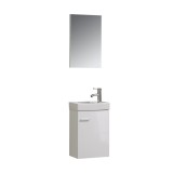 Mobilier complet de baie Melanie 40 alb