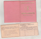 Bnk div Permis conducere RSR 1982 + tichet evidenta contraventii, Romania de la 1950, Documente