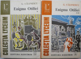 Enigma Otiliei (2 volume) &ndash; G. Calinescu (patata)