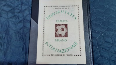 Program U Craiova - Internazionale Milano foto