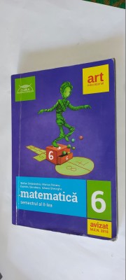 MATEMATICA CLASA A A SEMESTRUL II SMARANDOIU PERIANU SAVULESCU foto