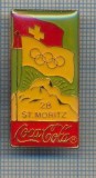 AX 487 INSIGNA SPORTIVA - OLIMPICA - OLIMPIADA DE IARNA -ST. MORITZ - COCA COLA