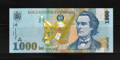 BANCNOTA 1 000 1000 LEI 1998, NECIRCULATA foto