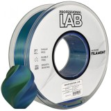 Silk PLA Tri Color Oceans Embrace Prof. Lab, Diametru: 1.75mm, Greutate: 1kg, Temperatura duza: 200C - 230C, Temperatura platforma: 40C - 60C.
