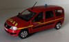 Macheta Dacia Logan MCV MK1 Facelift 2009 pompieri - IXO/Altaya 1/43, 1:43