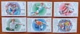 GERMANIA-DDR-"1987-CAMP. EUROPENE de VARA"SET COMPLET-6V.-MNH-NESTAMP--Scan