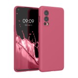 Husa Kwmobile pentru OnePlus Nord 2 5G, Silicon, Roz, 56070.238, Carcasa