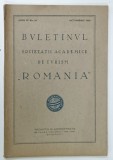 BULETINUL SOCIETATII ACADEMICE DE TURISM ROMANIA, ANUL IV, No. 10, 1930