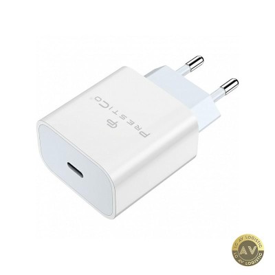 Incarcator Retea Prestico F8A Box 20W 3A 1 x USB-C Alb foto