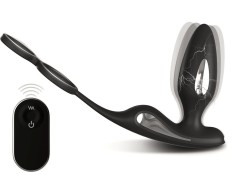 Vibrator Estim Lightning Remote Black