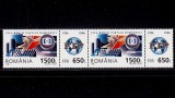 RO 1996 ,LP 1418 a , &quot;Ziua marci postale rom. &quot;, pereche H serie + vinieta ,MNH