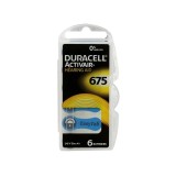 Set 6 baterii auditive Duracell 675