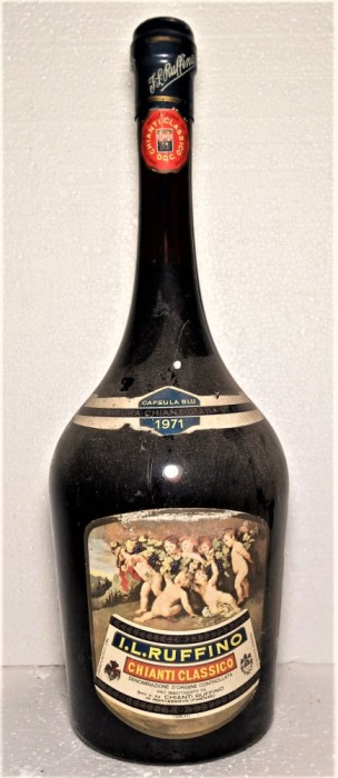 RARITATE MAGNUM CHIANTI CLASSICOMISURA CHIANTIGIANA L 1,75 gr 12,5RECOLTARE 1971