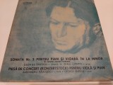 Disc vinil George Enescu, vioara/Dinu Lipatti, pian