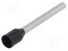 Terminal cu compresie, cablu 1.5mm2, cositorit, WEIDM&Uuml;LLER - 9019150000 H1,5/24D SW