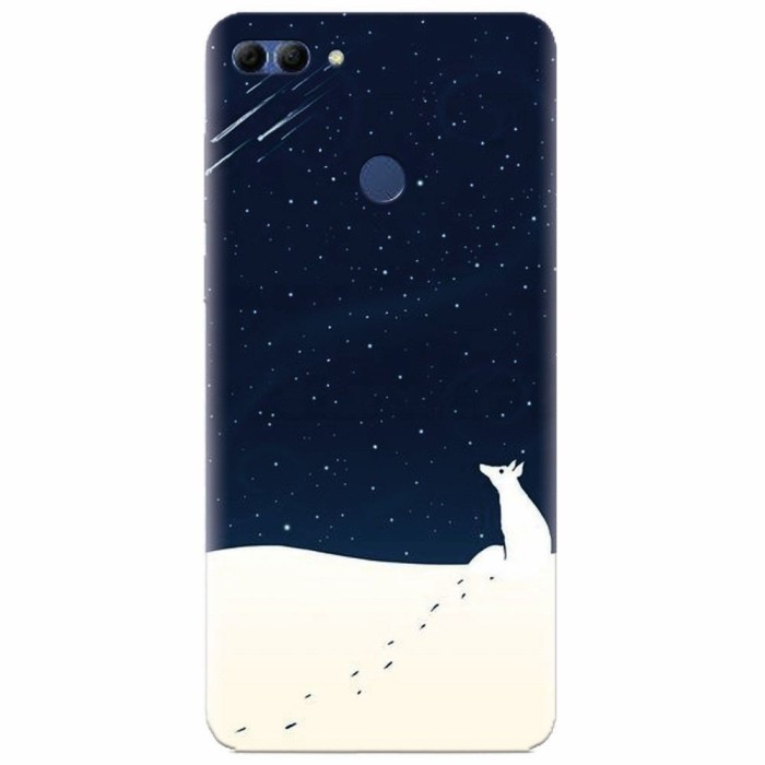 Husa silicon pentru Huawei Y9 2018, Winter Night Husa silicon pentru Huawei Y9 2018, Winter Night