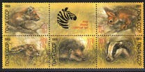 Rusia 1989 - Fauna 5v.+vig.,neuzat,perfecta stare(z)