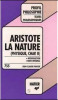 Aristote La nature (Physique chap II) text comentat in franceza