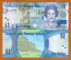 !!! CAYMAN ISLANDS - 1 DOLAR 2018 - P 38 e - UNC / SEMNATURA NOUA foto