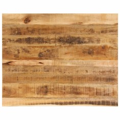 vidaXL Blat de masă margine naturală, 90x80x2,5 cm, lemn masiv mango