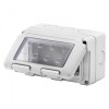 Doza Gewiss System GW27044, 4 Module, IP55, Gri (PT 4M)