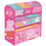 Organizator jucarii cu cadru din lemn Peppa Pig, Arditex