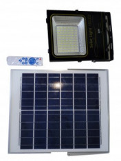 Lampa led cu panou solar 75W foto