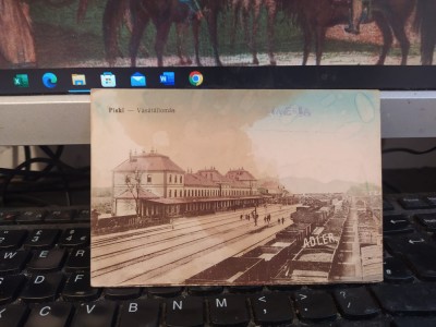 Simeria, Piski, Vasutallomas, Gara, circa 1910, 205 foto